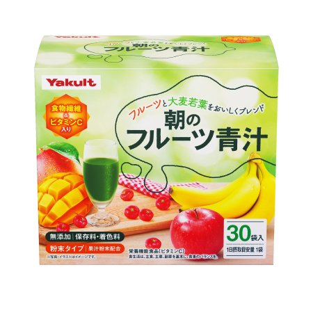 朝のフルーツ青汁