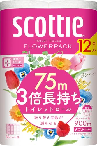 スコッティ フラワーパック トイレット 3倍長持ち