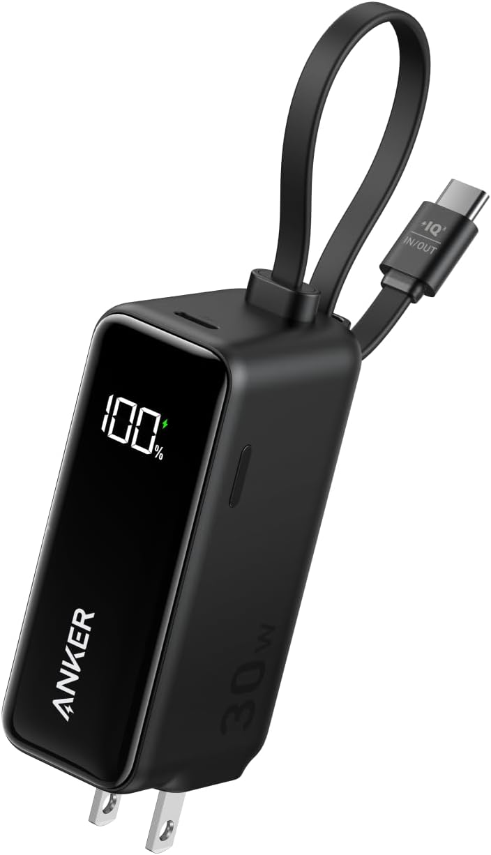 Anker Power Bank（Fusion・30W・USB-Cケーブル一体型）