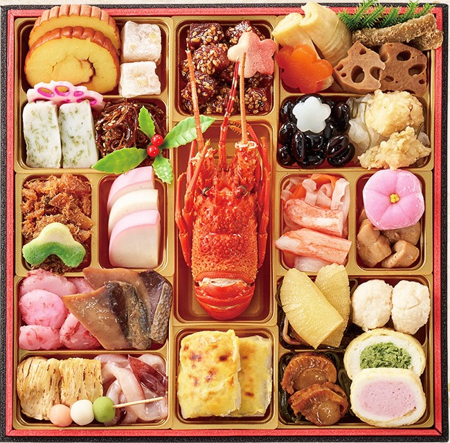 日本料理「てら岡」監修おせち「百景」の一の重(和洋中三段重・全100品目)