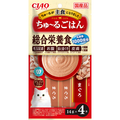 CIAO ちゅ～るごはん とりささみ・まぐろ 総合栄養食
