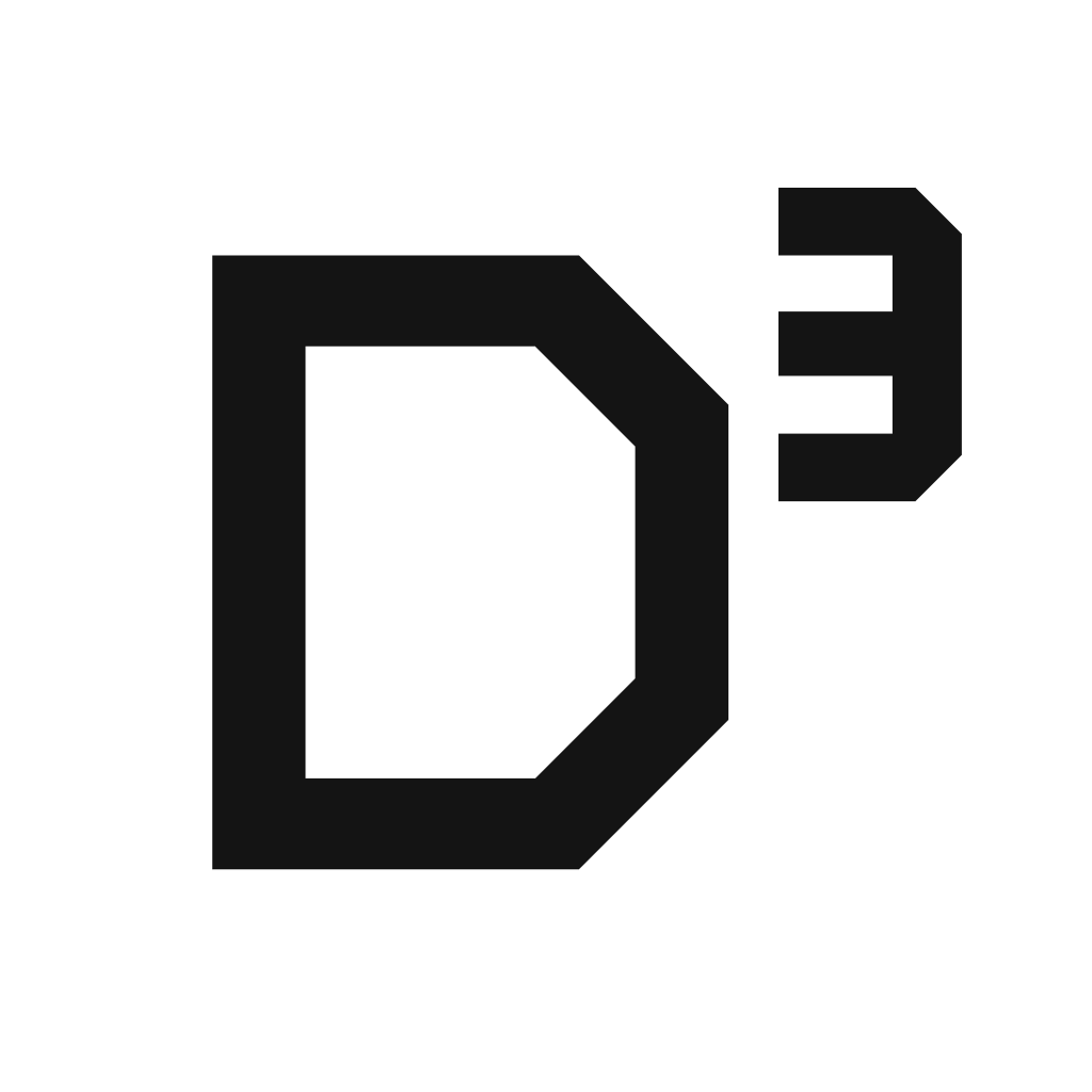 D³（ディースリー）のロゴ
