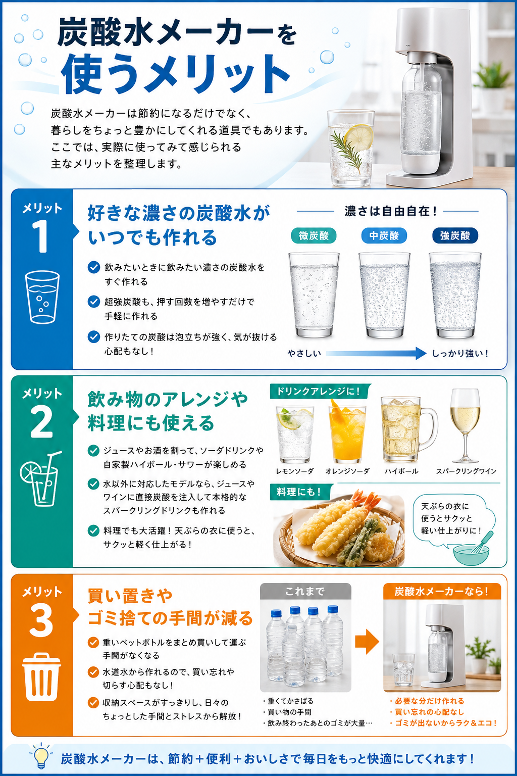 2026年最新】炭酸水メーカーおすすめランキング10選｜コスパ最強モデル