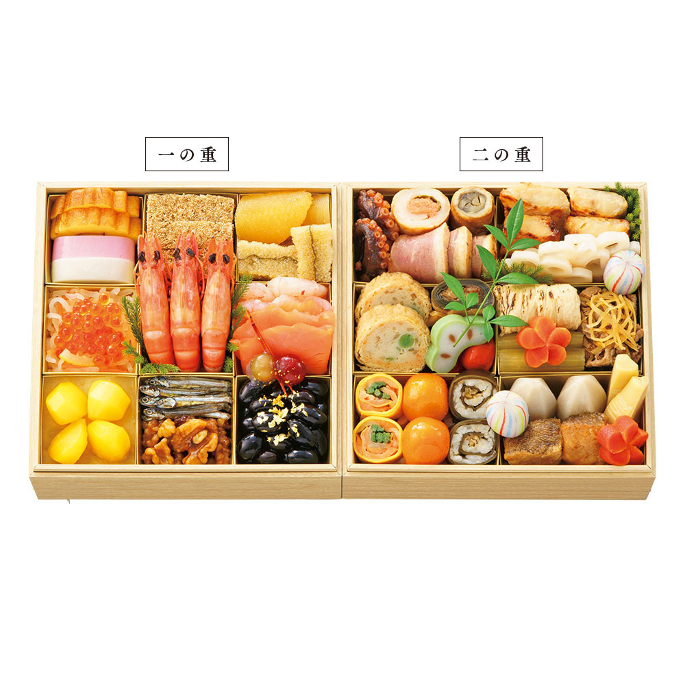高島屋〈京料理 たん熊北店〉おせち料理 二段重(2人前)